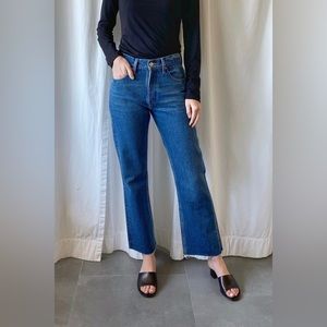 RE/DONE 70’s crop boot jeans size 27